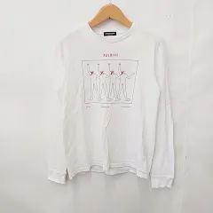 アンダーカバー UNDERCOVER Mars89 コラボ Tシャツ 長袖 ロンT 20SS 丸首 プリント 綿 ホワイト 白 2のサムネイル