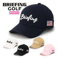 2026年モデル BRIEFING GOLF ロゴ刺繍ツイルキャップ ホワイト - メルカリ