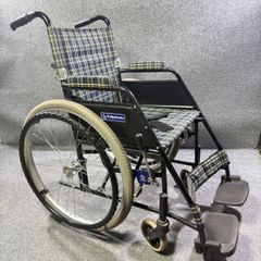 未使用・展示品】カワムラサイクル 自走式車椅子 KR801N-R ネイビー 