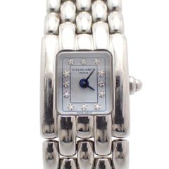 t*o様 CHAUMET✨️ショーメ ケイシス 12Pダイヤ ネイビー レディー