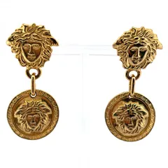 ジャンニヴェルサーチ GIANNI VERSACE メデューサ イヤリング ゴールド ヴィンテージ 鑑定済み 正規品のサムネイル