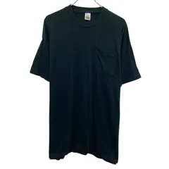 00s~ FRUIT OF THE LOOM 半袖 無地 ポケットTシャツ XXXL ブラック フルーツオブザルーム 00年代~ プレーン ポケT ポケットT a807-5229のサムネイル