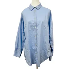 chocol raffine robe（ショコルラフィネローブ） サックス 長袖シャツ サイズF 美品 UI066のサムネイル
