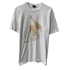 80s USA製 FRUIT OF THE LOOM 半袖 プリントTシャツ L ホワイト フルーツオブザルーム 80年代 コットンポリカットソー 夏物 a807-5297のサムネイル