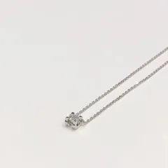 カルティエ Cartier Cドゥ カルティエ ネックレス K18WG ダイヤ 0.18ct D VVS2 3EX 42cm レディース【中古】のサムネイル