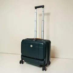 4輪 希少 オロビアンコ スーツケース  キャリーバッグ 旅行 出張 トラベル 機内持ち込みサイズ ダークグリーン 仕事 ビジネスのサムネイル