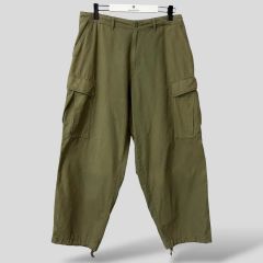 glamb アルドパンツ 裾リブ タック ワイド ストレッチ サルエル サイズ
