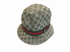 GUCCI グッチ GGパターン シェリーライン バケットハット 帽子 M 希少