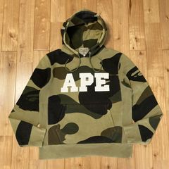 Blue Camo ツバ付き ニット帽 a bathing ape BAPE beanie knit cap