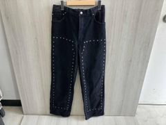 AFB STUDDED BAGGY PANTS ブラック フレア - メルカリ