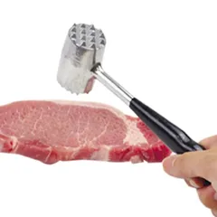 肉たたき ミートハンマー ダイキャスト肉たたき （ 調理器具 キッチンツール 肉叩き 肉たたきハンマー 肉叩きハンマー とんかつ ステーキ 肉をたたく 下ごしらえ用品 調理用品 キッチン 便利グッズ )のサムネイル