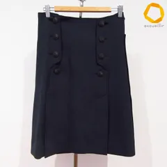 #anc セドリックシャルリエ CEDRIC CHARLIER スカート 40 濃紺 イタリア製 美品 レディース [1006489]のサムネイル
