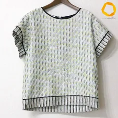 #snc エスカーダ ESCADA カットソー 36 黒 マルチ 半袖 バックジップ レディース [1020707]のサムネイル