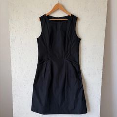Courreges イトキン ブラックノースリーブミニワンピース - メルカリ