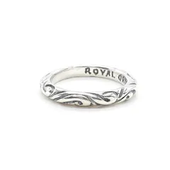 ROYAL ORDER ロイヤルオーダー リング SILVER 925 シルバー RIBBON BAND リボンバンドのサムネイル
