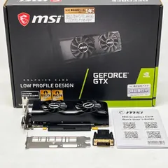 MSI GeForce GTX 1650 4GT LP グラフィックスボード VD6989　No3271のサムネイル