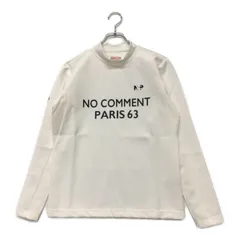 未使用品 メンズ ノーコメントパリ NO COMMENT PARIS 長袖シャツ XS 白 ホワイト モックネック ハイネック 春秋 小さいサイズのサムネイル
