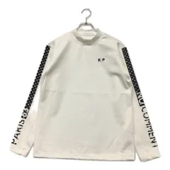 未使用品 メンズ ノーコメントパリ NO COMMENT PARIS 長袖シャツ S 白 ホワイト モックネック ハイネック 春秋のサムネイル