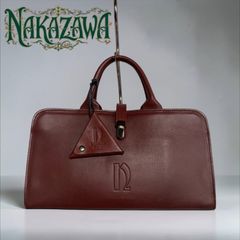 中澤鞄 本革 ハンドバッグ ドクターバッグ 日本製 TOKYO MADE ボルドー 
