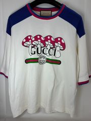 GUCCI グッチ キノコデザイン Tシャツ 新品未使用】GUCCI 新作 きのこ マッシュルーム Tシャツ トップス