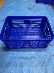 農業用コンテナ 収穫かご ブルー プラスチック（20枚） - メルカリ