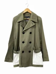 アンダーカバー UNDERCOVER 01AW D.A.V.F.期 宝飾武装義勇軍 ナイロン切替 コットン コート S308 M オリーブ ブランド古着ベクトル中古■260707のサムネイル
