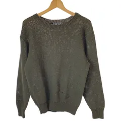 【中古】　ISSEY MIYAKE　セーター　80s vintage　80年代　OLD　筆タグ　長袖　ニット　トップス　無地　ローゲージ　ドメスティック　古着　/1156のサムネイル