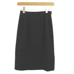 ピエールカルダン Pierre Cardin タイトスカート ボトムス 7 黒 ブラック 膝丈 /YU ■ECC006のサムネイル