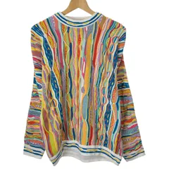 【中古】　COOGI　セーター　長袖　ニット　トップス　クルーネック　総柄　3Dニット　オーストラリア製　古着　/3001のサムネイル