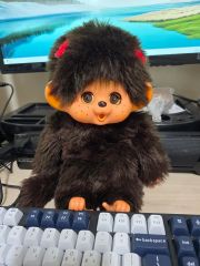 難あり レーシーモンチッチ 根付 ブラウン Monchhichi vintage - メルカリ