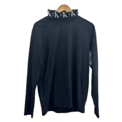 カルバンクラインジーンズ Calvin Klein Jeans Tシャツ M 黒 ブラック タートルネック 長袖 /NP ■GY53のサムネイル