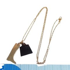 ほぼ未使用】Polene ポレーヌ Erozペンダントネックレス 24kメッキ