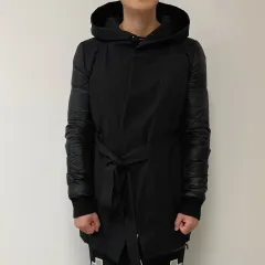 48 RICK OWENS リックオウエンス 13FW "PLINTH" グースダウン フード コートのサムネイル