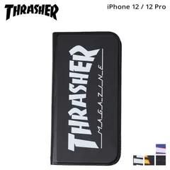 スラッシャー THRASHER iphone12 12 Pro スマホケース メンズ レディース 手帳型 携帯 アイフォンのサムネイル