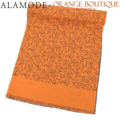 HERMES(エルメス) ストール グレー オレンジ カシミヤ シルク ストール ショール ファッション小物 馬柄 メンズ 40101865605【中古】【アラモード】のサムネイル