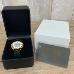 稼働品 Christian Dior クリスチャンディオール  腕時計 59.121 ブラック 箱付き 平塚店 衣料品P-1のサムネイル