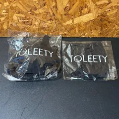 2) 未開封 TOLEETY トゥリーティ 軽やかストレスフリー ノンワイヤーブラ ショーツ セットアップ ブラック サイズ Lのサムネイル