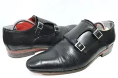 イタリア製 around the shoes｜アラウンドザシューズ ダブルモンク ストラップ シューズ 革靴 短靴のサムネイル