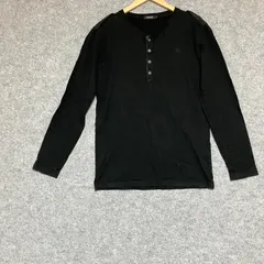 BURBERRY BLACK LABEL（バーバリーブラックレーベル）ヘンリーネック長袖カットソーのサムネイル