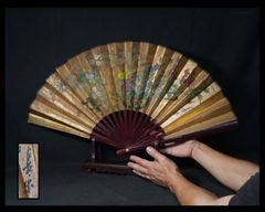 鳳凰扇子 置物 骨董品 ヴィンテージ - メルカリ