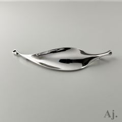 GEORG JENSEN 318 ブローチ スクエア リス シカ リーフ 925 - メルカリ