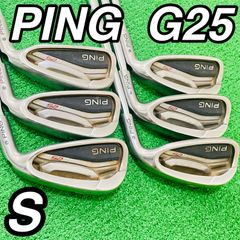 PING G25 アイアンセット 黒ドット 5-W 6本 - メルカリ