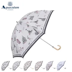 アクアスキュータム AQUASCUTUM 日傘 長傘 晴雨兼用 レディース 50cm 一級遮光 遮熱 UVカット サマーシールド 紫外線対策 1AQ 23056のサムネイル