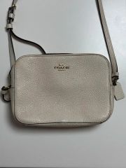 COACH】 サッチェル クロスボディ バッグ ホワイト CT776 - メルカリ