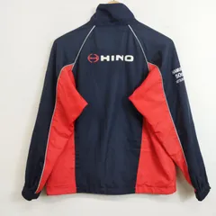 日野自動車 HINO スタッフ ジャンパー ジップアップ ジャケット ワーク ウェア 切替 70周年記念 ONWARD DANBIRD ダンバード オンワード ネイビー レッド SS G201のサムネイル