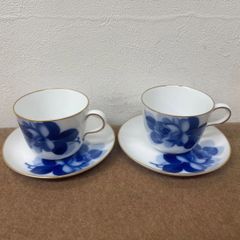 90年前の極美品 手描き 名品】光陽陶器 ビンテージ カップ&ソーサー