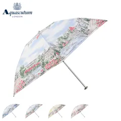 アクアスキュータム AQUASCUTUM 雨傘 日傘 折り畳み傘 晴雨兼用 東レ サマーシールド レディース 50cm 6本骨 軽量 撥水 遮光 遮熱 UVカット 1AQ 27770のサムネイル