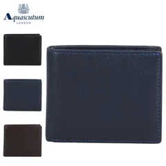 アクアスキュータム AQUASCUTUM 財布 二つ折り メンズ 本革 片ベラ付き エプソン AQW-00321のサムネイル