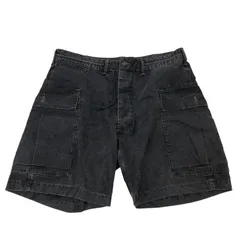 ダブルアールエル カーゴショーツ 13スターボタン ウォッシュド加工 ブラック メンズ サイズ34 RRL RALPH LAUREN【LA】のサムネイル