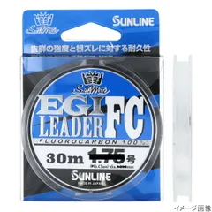 サンライン ソルティメイト エギリーダーFC 30m 3号 ナチュラルクリア【ゆうパケット】のサムネイル